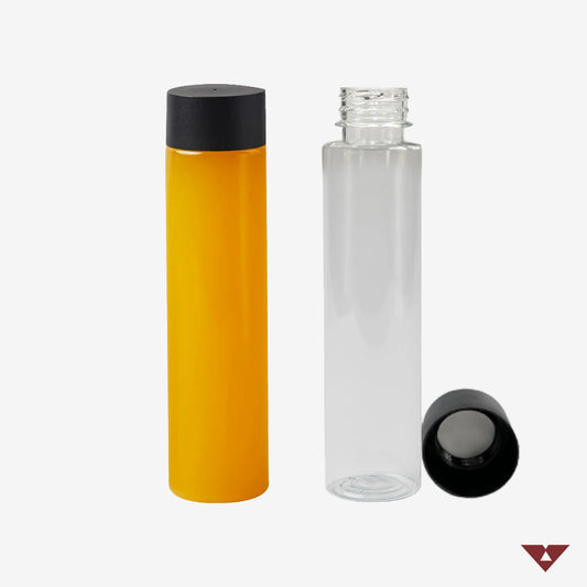 Food Grade PET Cylindrical Bottle with Wad Cap - 500ml
