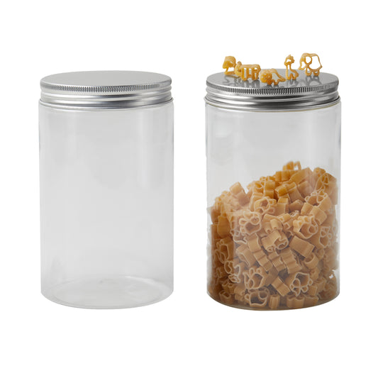 Food Grade PET Jar with AL Cap Silver Cap - 800ml